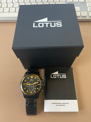 Reloj Lotus Chrono Negro Deportivo 18588/A