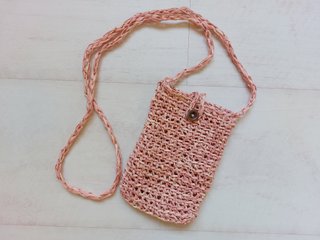 Bolso crochet móvil rafia nuevo