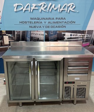 Mostrador Frigorífico 2 Puertas Cristal