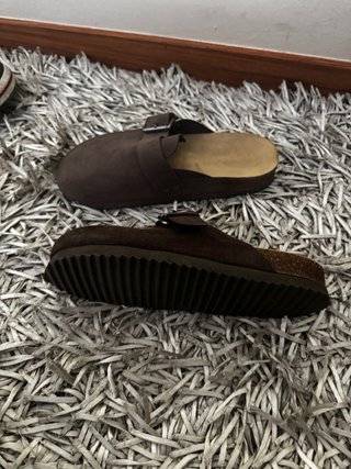 Zuecos Bershka Marrones Talla 41