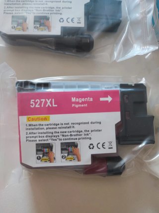 Set 4 cartucce LC527XL compatibili Brother