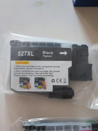 Set 4 cartucce LC527XL compatibili Brother