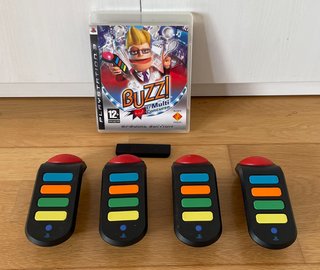 PlayStation 3 + Juegos + Microfonos + Buzz