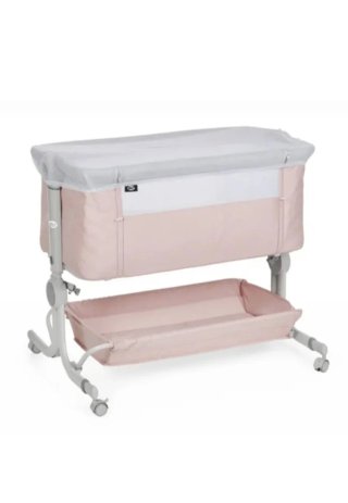 Minicuna de colecho rosa