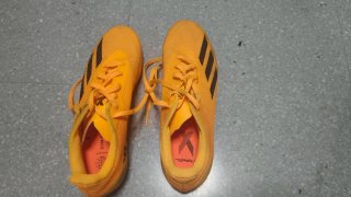 Deportivas de taco Adidas Naranja