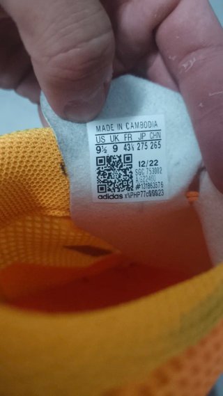 Deportivas de taco Adidas Naranja