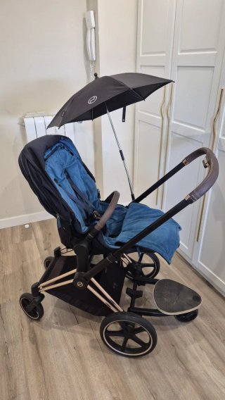 Silla Cybex Priam rose gold 2025 + Capazo Lux Plus