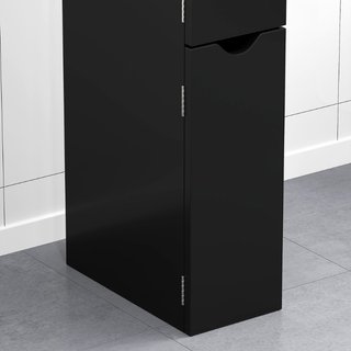 Colonna Bagno con 2 Ripiani e 2 Armadietti, Mobile