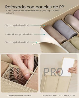 Set di 4 organizer per cassetti