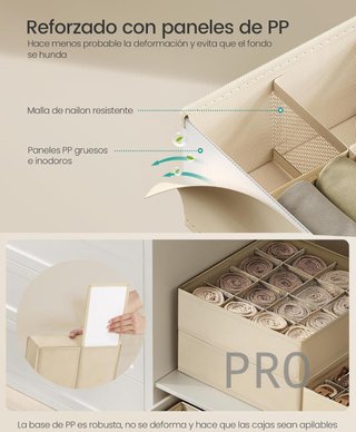 Set di 4 organizer per cassetti