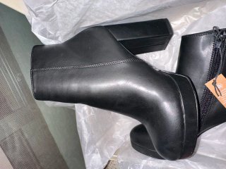Botines negros con plataforma
