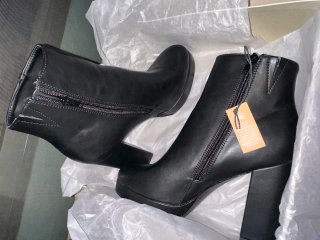 Botines negros con plataforma