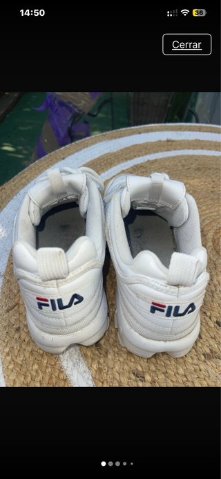 Zapatillas Fila Blancas Talla 38