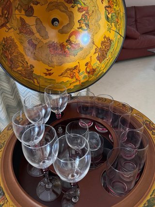 Mueble Bar Globo Vintage