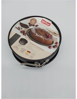 Zenker Black Metallic Molde Desmontable 20 cm 1 Fondo - Molde Reposteria - Molde Tarta o Molde Bizcocho en Acero con Revestimiento