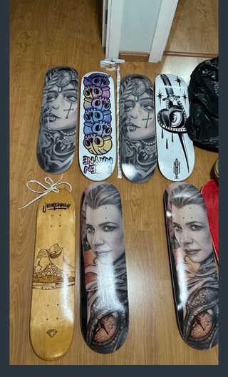 Tavole da skate con design artistici