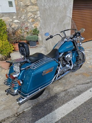 Harley Davidson Roadking Azul
