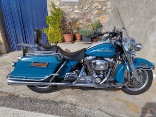 Harley Davidson Roadking Azul
