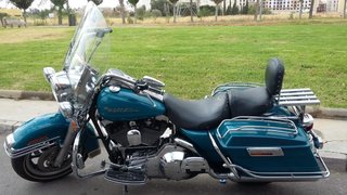 Harley Davidson Roadking Azul