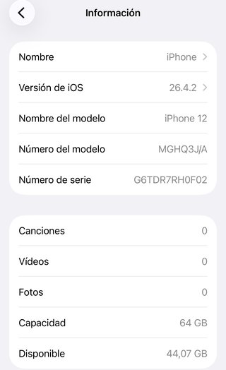 iPhone 12 Rojo 64 GB | 84% Batería | Ticket