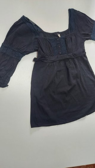 camisa negra estilo boho
