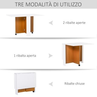 Tavolo da Pranzo Allungabile, Design Moderno, Tavo