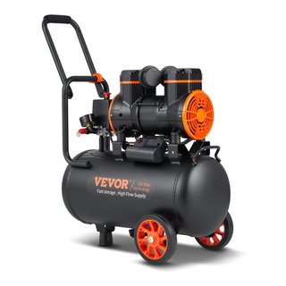 Compresor de Aire 23.8 L 1450W 3.35 CFM@ 90PSI 70 dB Ultra Silencioso Sin Aceite