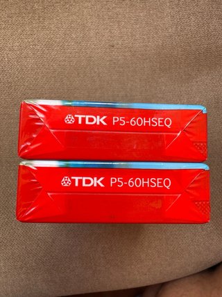 Lote 2 Cintas Video8 TDK HS 60 MIN Nuevas