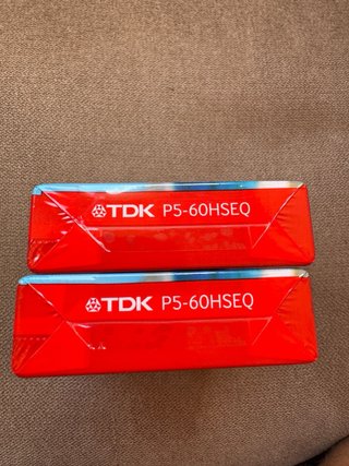 Lote 2 Cintas Video8 TDK HS 60 MIN Nuevas
