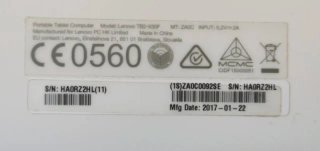 Lenovo Tab2 A10-30 TB2-X30F Blanca