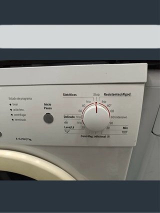 Lavadora Bosch 7kg 1000 RPM A+