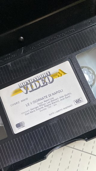 VHS Le 4 Giornate di Napoli Nanni Loy Ita