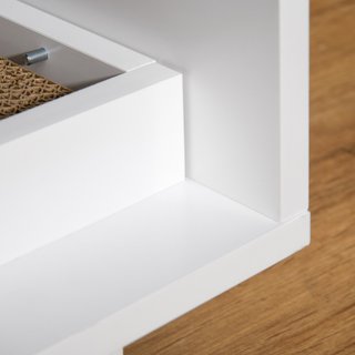 Mobile per Lettiera Gatti in Legno con 2 Ante e Ap