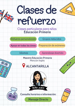 Clases de refuerzo primaria