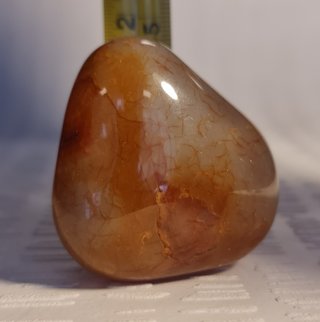 Cornalina de Madagascar pulida