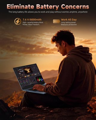 Ordenador portátil 18,5" 16GB RAM 256GB ROM NUEVO