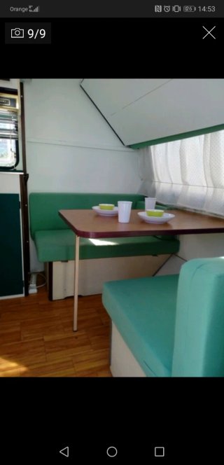 Caravana súper compacta y con todo restaurado.