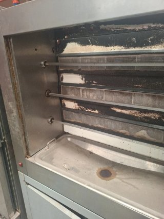 Asador de pollos 3 espadas