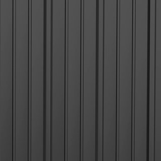 Caseta de Jardín 1.34M² en Acero Galvanizado, Cobertizo de Jardín con Techo Inclinado, Guantes y Puerta Bloqueable, Cobertizo para Herramientas, 161.5X94.5X196Cm, Negro