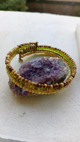 Conjunto pulsera, tobillera y gargantilla india