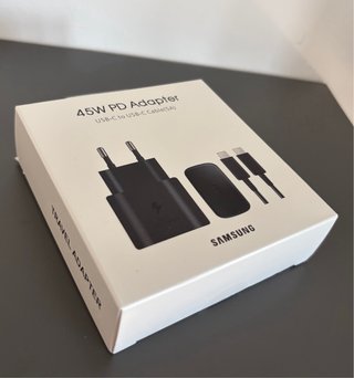 NUOVI Samsung Alimentatore 45W+Cavo 5A TypeC 1M