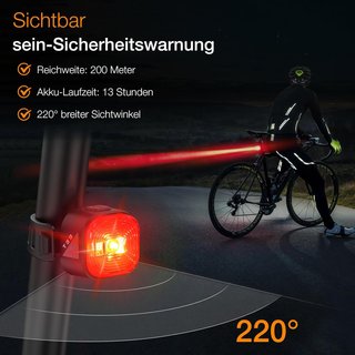 Luces Bicicleta Tavaler USB-C IPX5