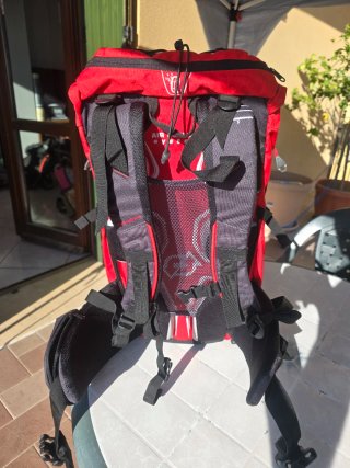 Zaino Quechua Forclaz 40L Rosso