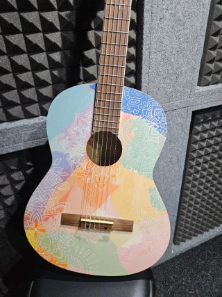 Guitarra Clásica Bamboo Rainbow Mandala