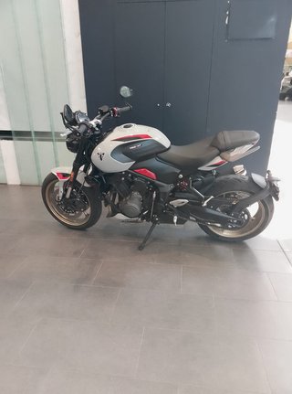 Triumph Trident 800 Gris/Rojo