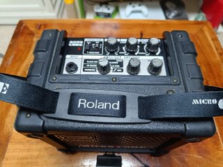Amplificador Roland Micro Cube + Transformador