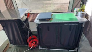 Tienda Cocina Camping + Muebles (regalo suelo+luz)