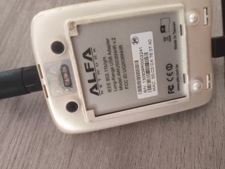 Adaptador WiFi USB ALFA AWUS036NHR v.2