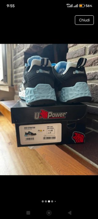 Upower Red Stratos Arya Scarpe