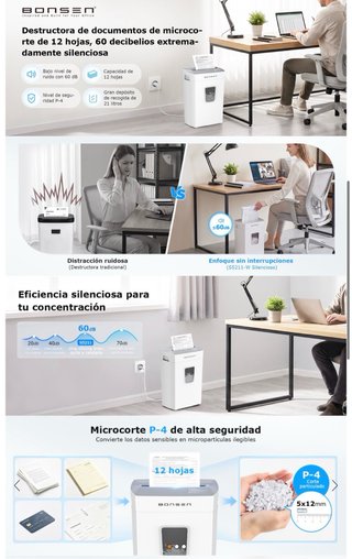 NUEVO! Destructora Microcorte 12 Hojas